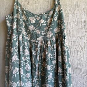 Floral Print Sleeveless Dress